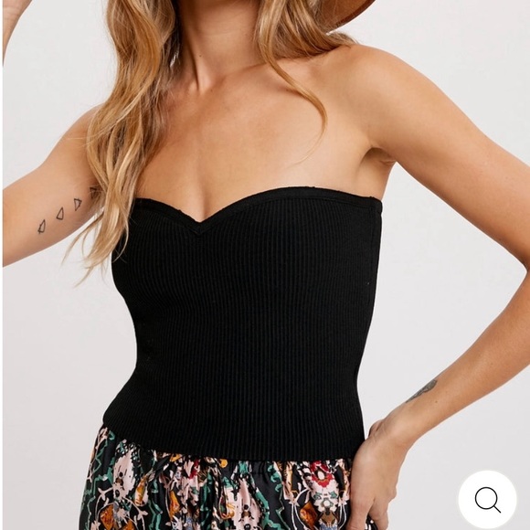 Blu Ivy Tops - COPY - Blu Ivy Sweetheart Ribbed Top